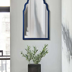 Mauro Ferretti Miroir en MDF bleu Tangier 47 x 1 x 80 cm.