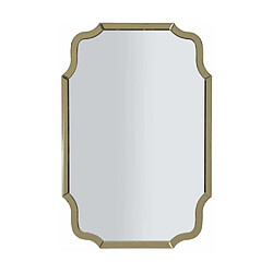 Mauro Ferretti Miroir en MDF doré Istanbul 60 x 1 x 90 cm.