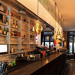 Nettlife Ampoule LED E27 4W 2200K Grande ampoule décorative couleur or