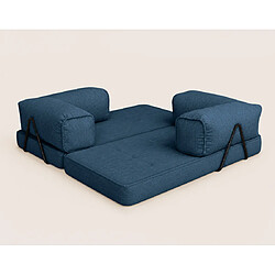 Lisa Design Poppy - canapé 3 places convertible en velours côtelé pas cher