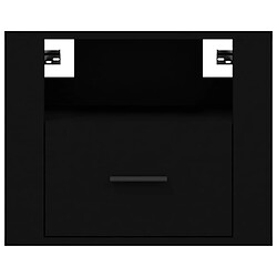 Avis Decoshop26 lot de 2 tables de chevet murales - Noir