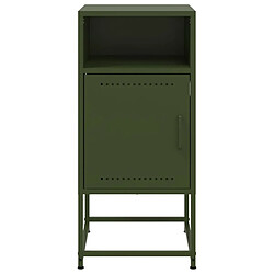 Avis Decoshop26 Lot de 2 tables de chevet métal - Olive
