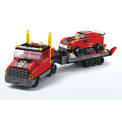 Avizar Jeu de Construction 6 en 1 Thème Racing 1000 Briques Assemblable Rouge / Noir