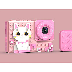 Avizar Appareil Photo Numérique Pixel Chat pour Enfant 18MP avec Mini-Jeux et Filtres Rose