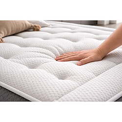 Matelas 140x200 cm Simpur Sport, mousse HR multizone haute densité, 30 cm, soutien semi-ferme, confort et maintien optimal pas cher