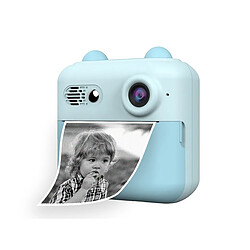 Avizar Appareil Photo Numérique pour Enfant avec Impression Instantanée Ludique Bleu