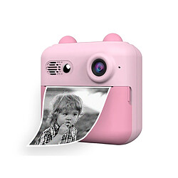 Avizar Appareil Photo Numérique pour Enfant avec Impression Instantanée Ludique Rose
