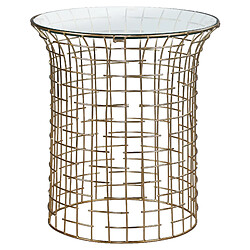 WOMO-DESIGN Beistelltisch Leeds Couchtisch Kaffeetisch Sofatisch Wohnzimmertisch 40x40x45 cm