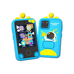 Avizar Téléphone Éducatif Astronaute pour Enfant 48MP Écran 2,8" LCD Tactile Antichoc Bleu