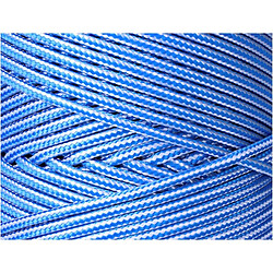 Cordon EDM 87913 Bleu Blanc polypropylène 5 mm x 200 m Tressé