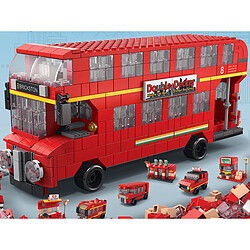 Avis Avizar Jeu de Construction 6 en 1 Véhicules Londoniens 1000 Briques Assemblable Rouge