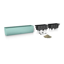 Jardiniere - Balconera Color 80 - Kit complet - Vert pastel - 12 L - LECHUZA