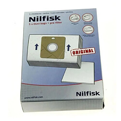 Nilfisk sacs aspirateur compatibles 78602600 - Lot de 5
