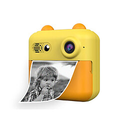 Avizar Appareil Photo Numérique pour Enfant avec Impression Instantanée Ludique Jaune