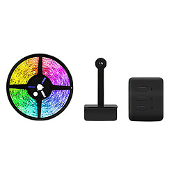 Avizar Kit LED TV Ambilight avec Caméra et Contrôle Vocal pour Écran 55"-65" Noir