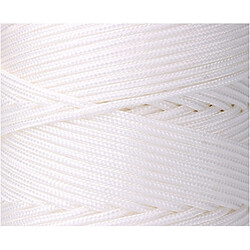 Cordon EDM 87917 Blanc polypropylène 3 mm x 200 m Tressé