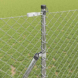 Acheter vidaXL Poteau de clôture. Argenté 10 x 1,2 m (mailles de 40 x 40 mm)