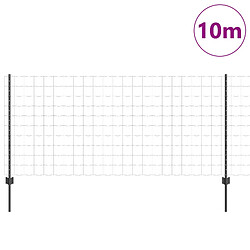 Avis vidaXL Clôture en fil soudé 10 x 1 m (l x h) Acier recouvert de PVC