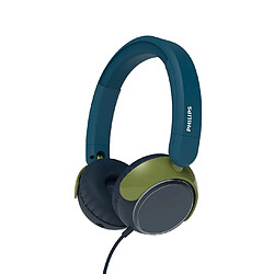 Philips TAK2000CT/00 écouteur/casque Écouteurs Avec fil Arceau Appels/Musique USB Type-C Bleu, Vert, Gris