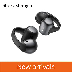 Shokz Opendots One : Casques Intra-auriculaires Ouverts avec Audio Dolby, Légers & Autonomie de 40H-E310 noir