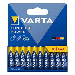 Batteries Varta longlife power 1,5 V AAA LR03 (10 Unités)