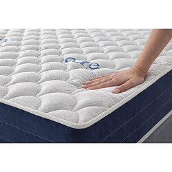 Simpur Matelas 90x200 real confort - mousse à confort multizone visco soft épaisseur 25 cm - double face été-hiver pas cher