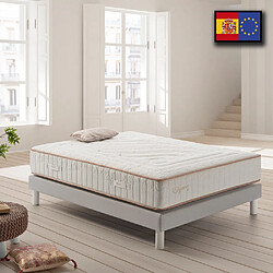Simpur Matelas 140x190 à ressorts ensachés, 30 cm, mousse multizone, multicouche différenciée, excellente indépendance de couchage