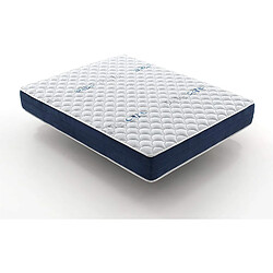 Simpur Matelas 160x200 real confort - mousse à confort multizone visco soft épaisseur 25 cm double face été-hiver