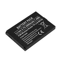 Avizar Batterie Routeur pour TP-Link M5350 Li-ion 3.7V 2000mAh 7.4Wh Noir