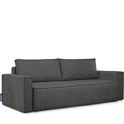Konsimo Canapé droit 3 places - Gris