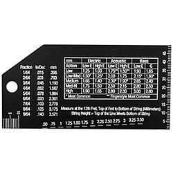 Kit de réglage pour truss rod et l'action des cordes livré avec MN600 et MN602 MusicNomad