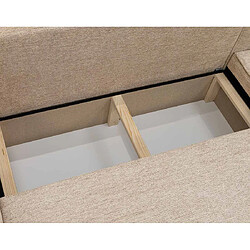 Acheter Bestmobilier Cezanne canapé panoramique - Beige