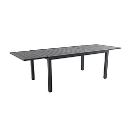JARDIéco Table de jardin Lanza extensible en aluminium - Jardideco