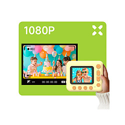 Avizar Appareil Photo 48 MP Instakid pour Enfant avec Impression et Filtres Blanc / Rose