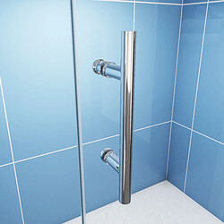Acheter Aica Sanitaire Porte de douche coulissante 150cm en 5mm verre trempé porte de douche Hauteur 190cm Installation en niche