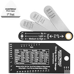 Kit de réglage pour truss rod et l'action des cordes livré avec MN600 et MN602 MusicNomad