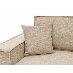 Bestmobilier Cezanne canapé panoramique - Beige pas cher