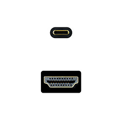 Avis Nanocable 10.15.5105 câble vidéo et adaptateur 5 m USB Type-C HDMI Noir