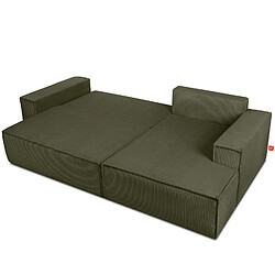 Konsimo Canapé d'angle droit NAPI II pas cher