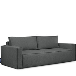 Konsimo Canapé droit 3 places - Graphite