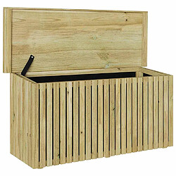 Acheter vidaXL Boîte de Rangement de Jardin Naturel 119 x 44 x 58,5 cm