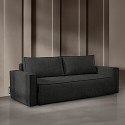 Konsimo Canapé droit 3 places - Anthracite