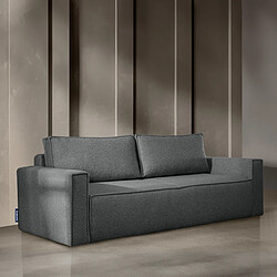 Konsimo Canapé droit 3 places - Graphite