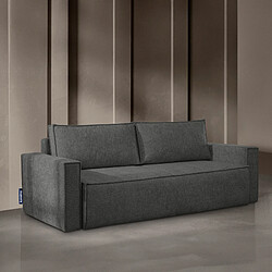 Konsimo Canapé droit 3 places - Gris