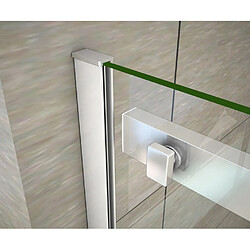Avis Aica Sanitaire Aica Porte De Douche 150x195cm Coulissante En Niche En 8mm Verre Anticalcaire