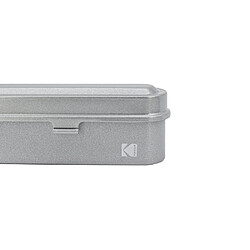 KODAK Film Case (135) - Boîtier Compact en Acier pour 5 Rouleaux de Film 135 mm, Capot Amovible, Design Années 70, Protection Poussière et Humidité - Gris pas cher