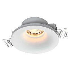 Barcelona LED Support encastrable spot GU10 en plâtre Ø133mm