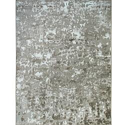 Thedecofactory MINERAL - Tapis contemporain texturé gris 160x230