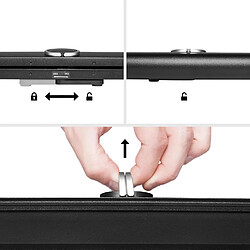 Avis Duronic DPS50 16/9 Ecran de Projection TV Home Cinema pour Bureau de 50 Pouces 127 cm | 111 x 62 cm | Toile pour vidéoprojecteur | Solution Alternative au Trépied | Gain +1 idéal pour 3D 8K 4K 1080P