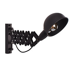 Barcelona LED Applique murale industrielle vintage avec bras ciseaux "Flack"-